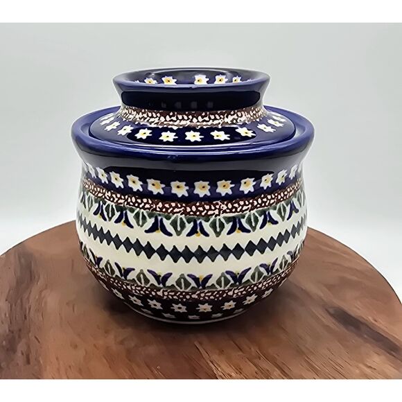 Polish Pottery Signed Butter Bell Other - Polish Pottery Signed Butter Bell UNIKAT  Boleslawiec Poland